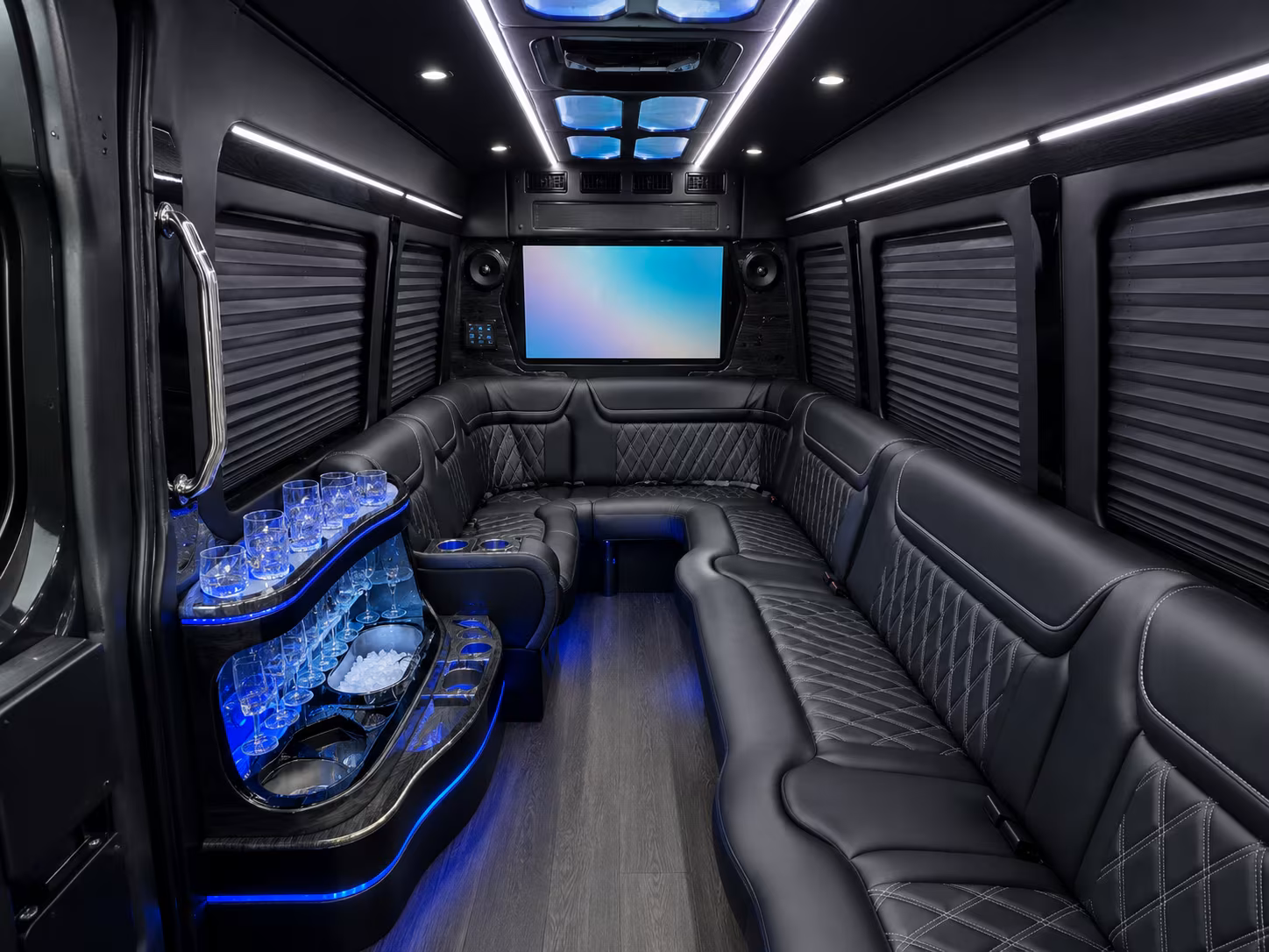 brick 15 passenger party bus