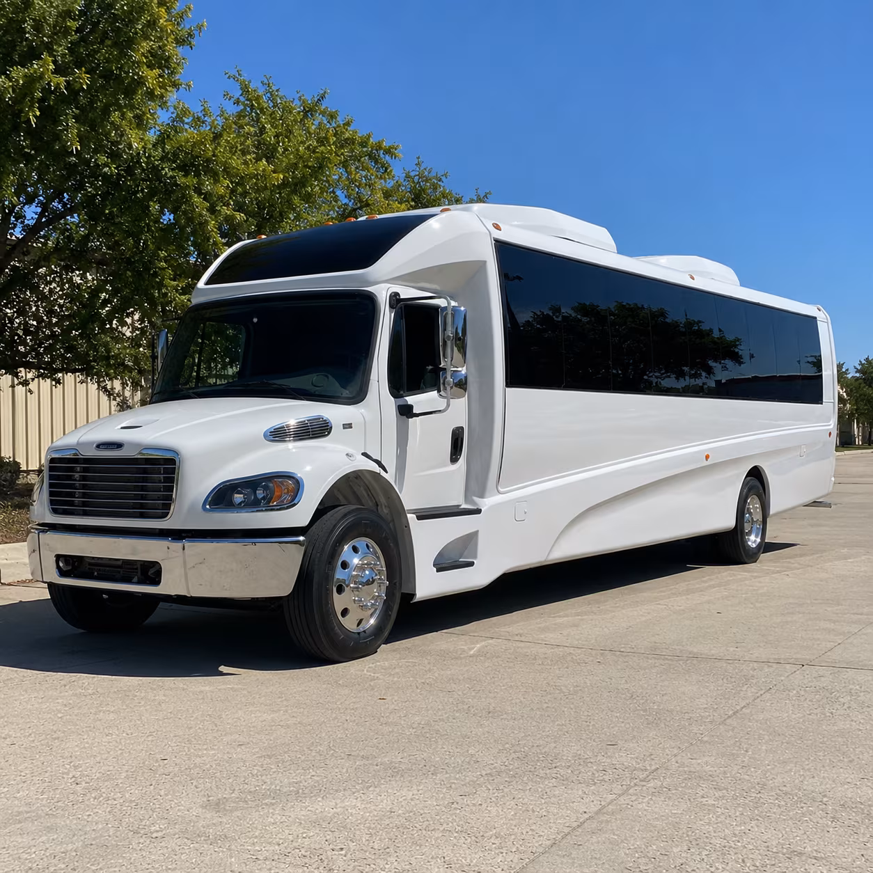 brick 28 passenger minibus