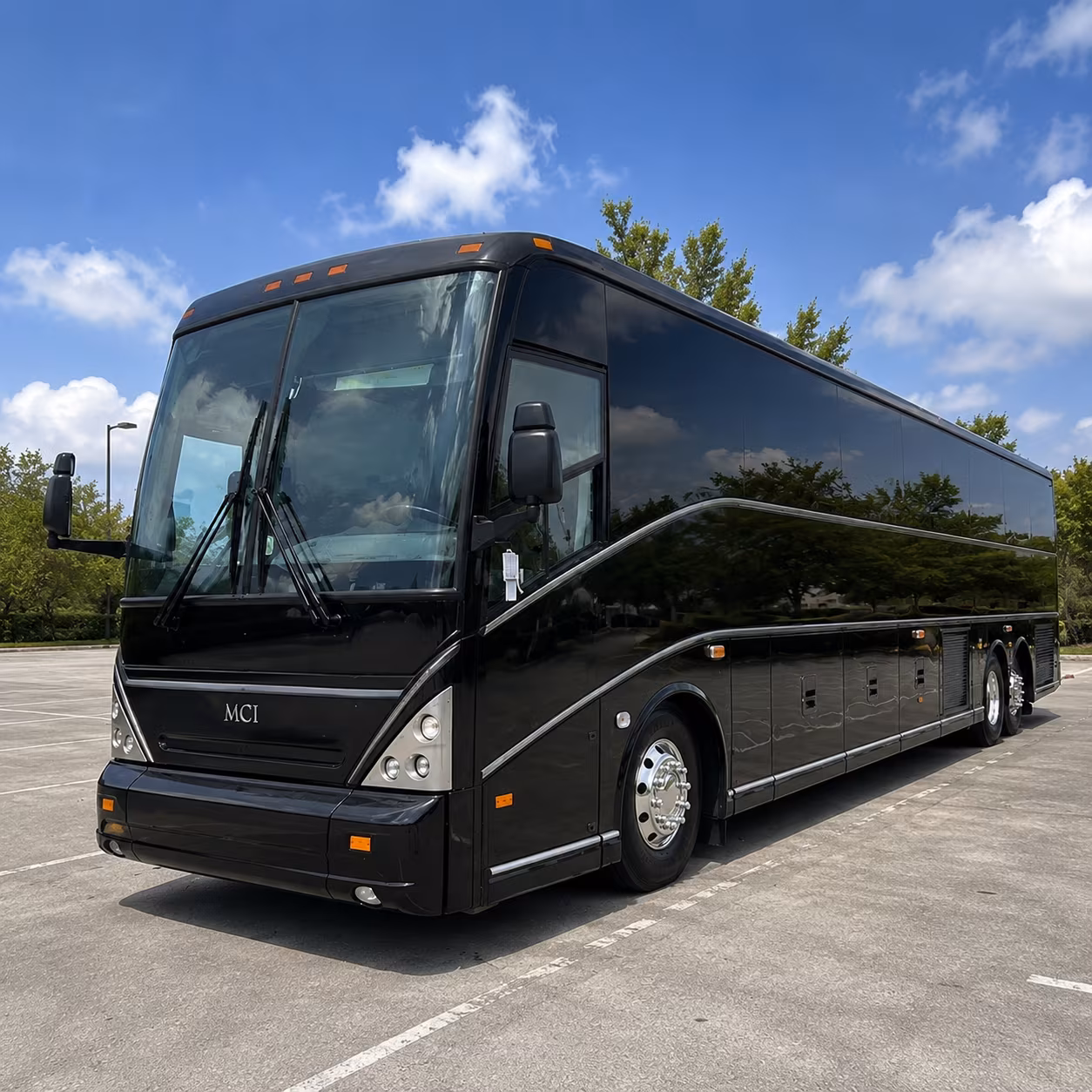 brick 56 passenger charter bus