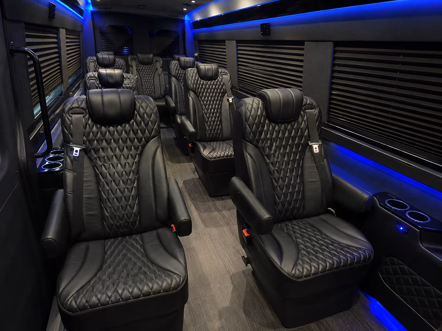 brick wedding transportation onboard seating