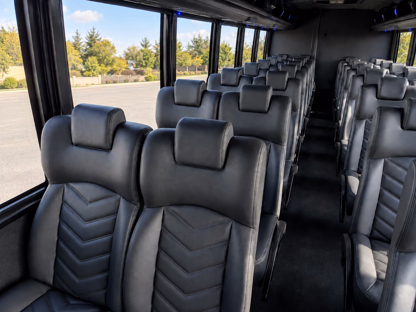 charter buses for large wedding weekends across ocean county