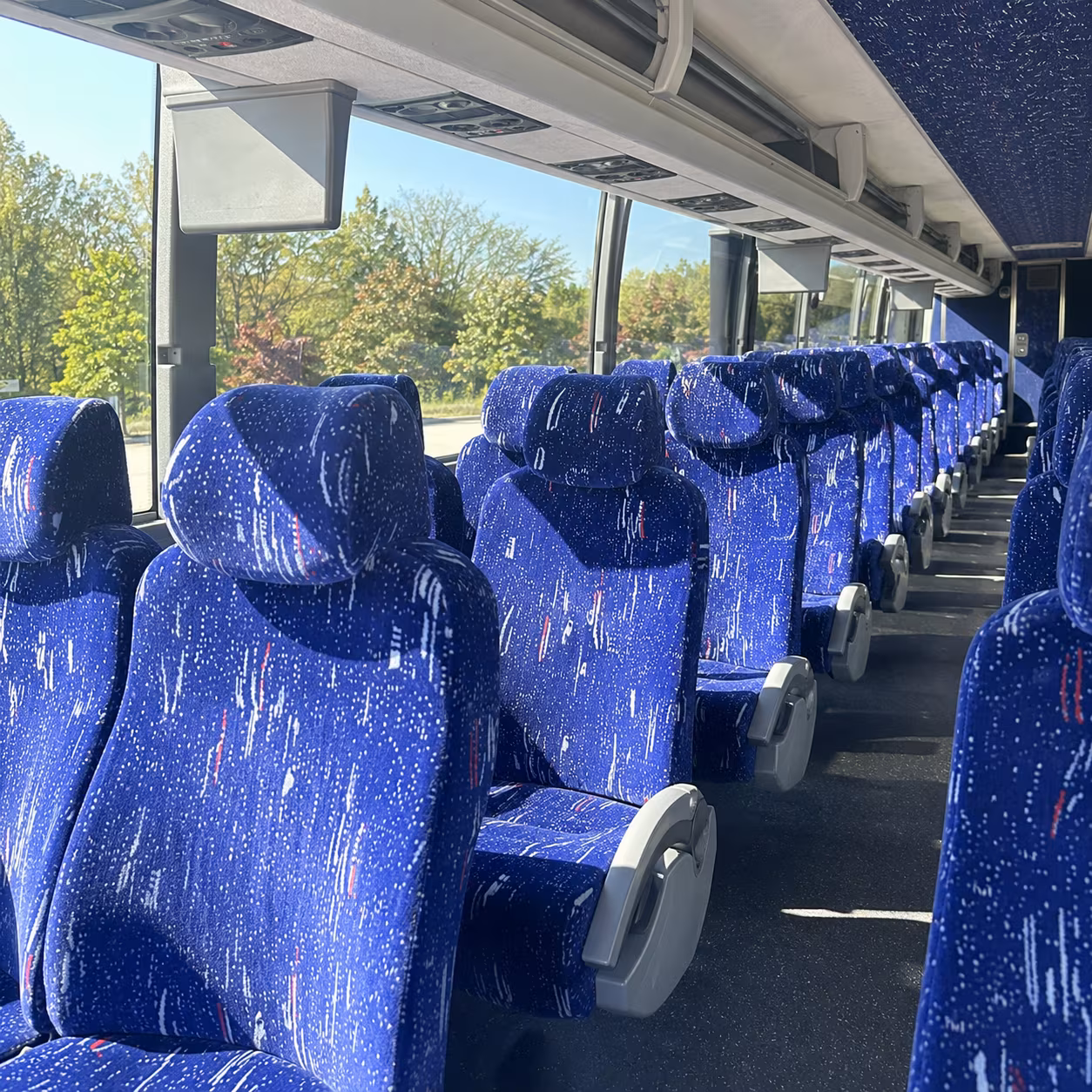 shuttle buses for weekly worship services in brick