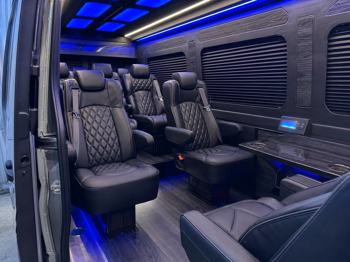 sprinter van transportation for groups and events across brick